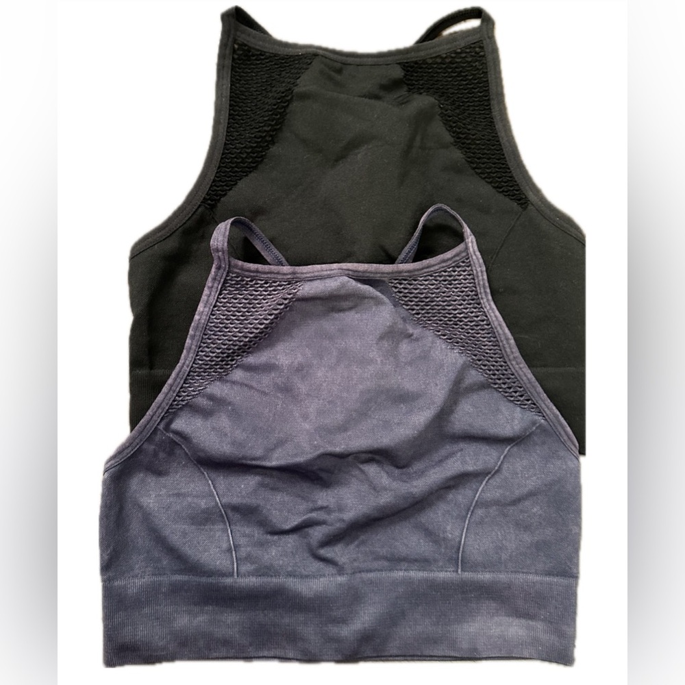 Two Aerie sports bras